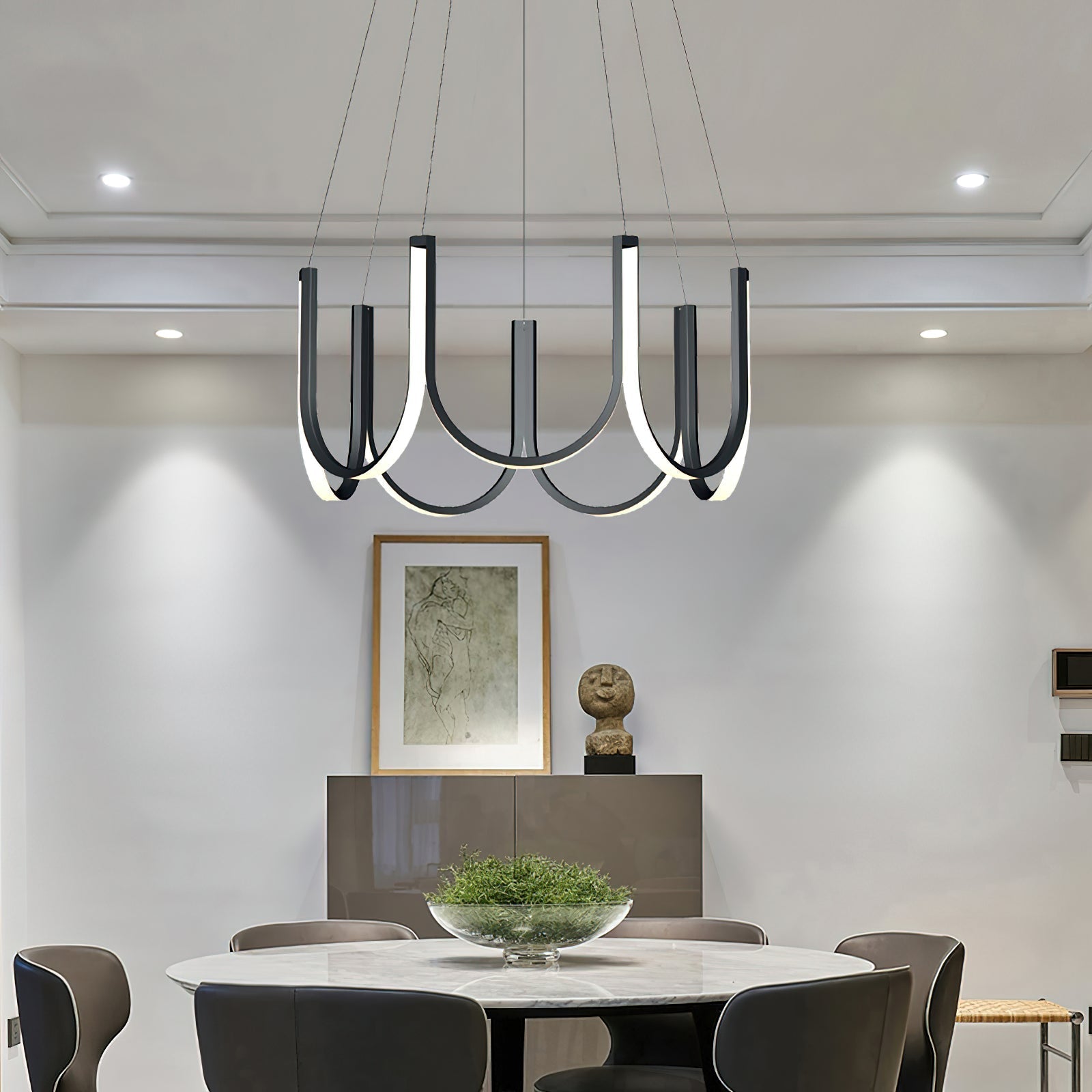 Otheara Modern Minimalist LED Chandelier - Letslighting