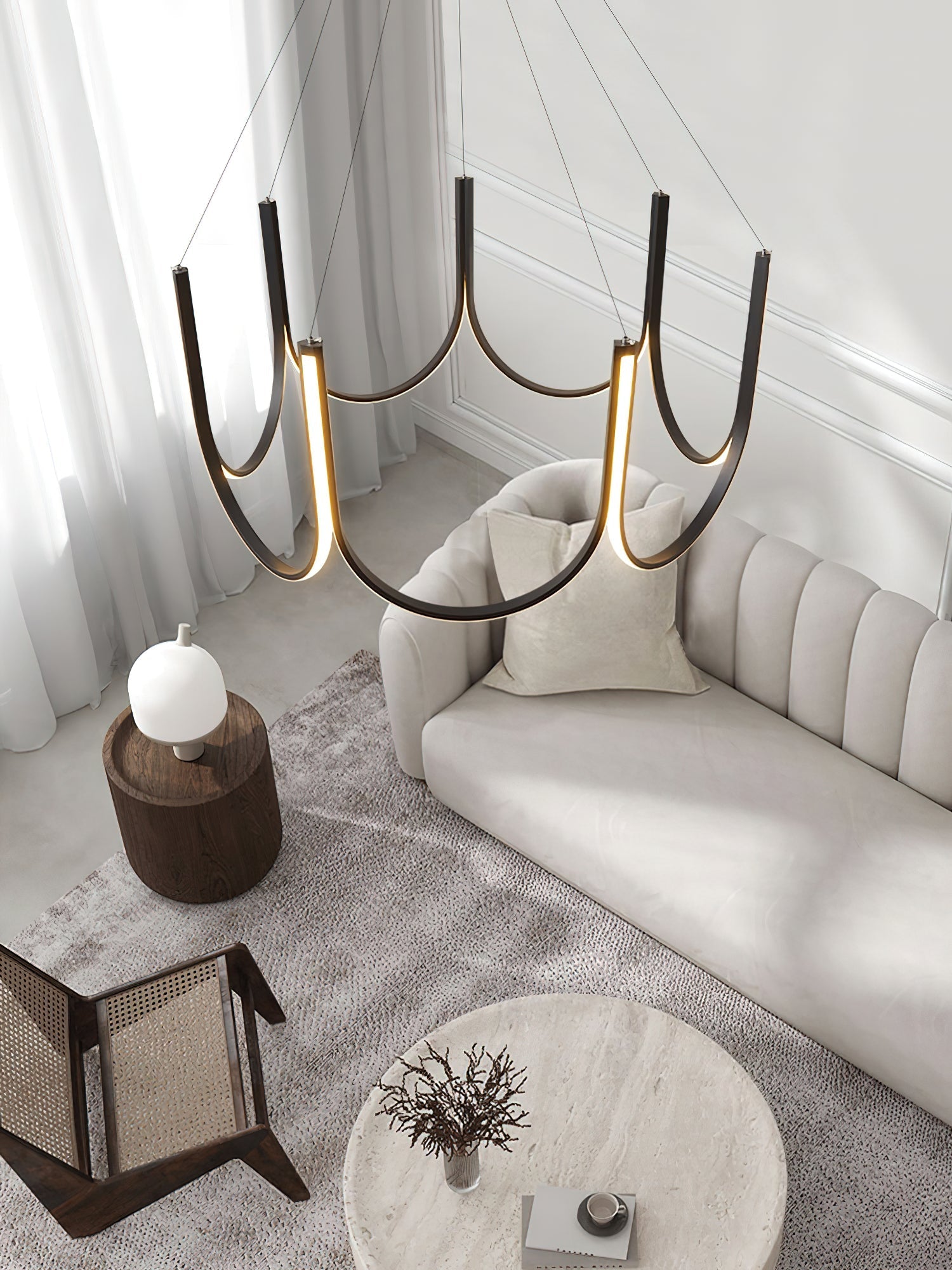 Otheara Modern Minimalist LED Chandelier - Letslighting