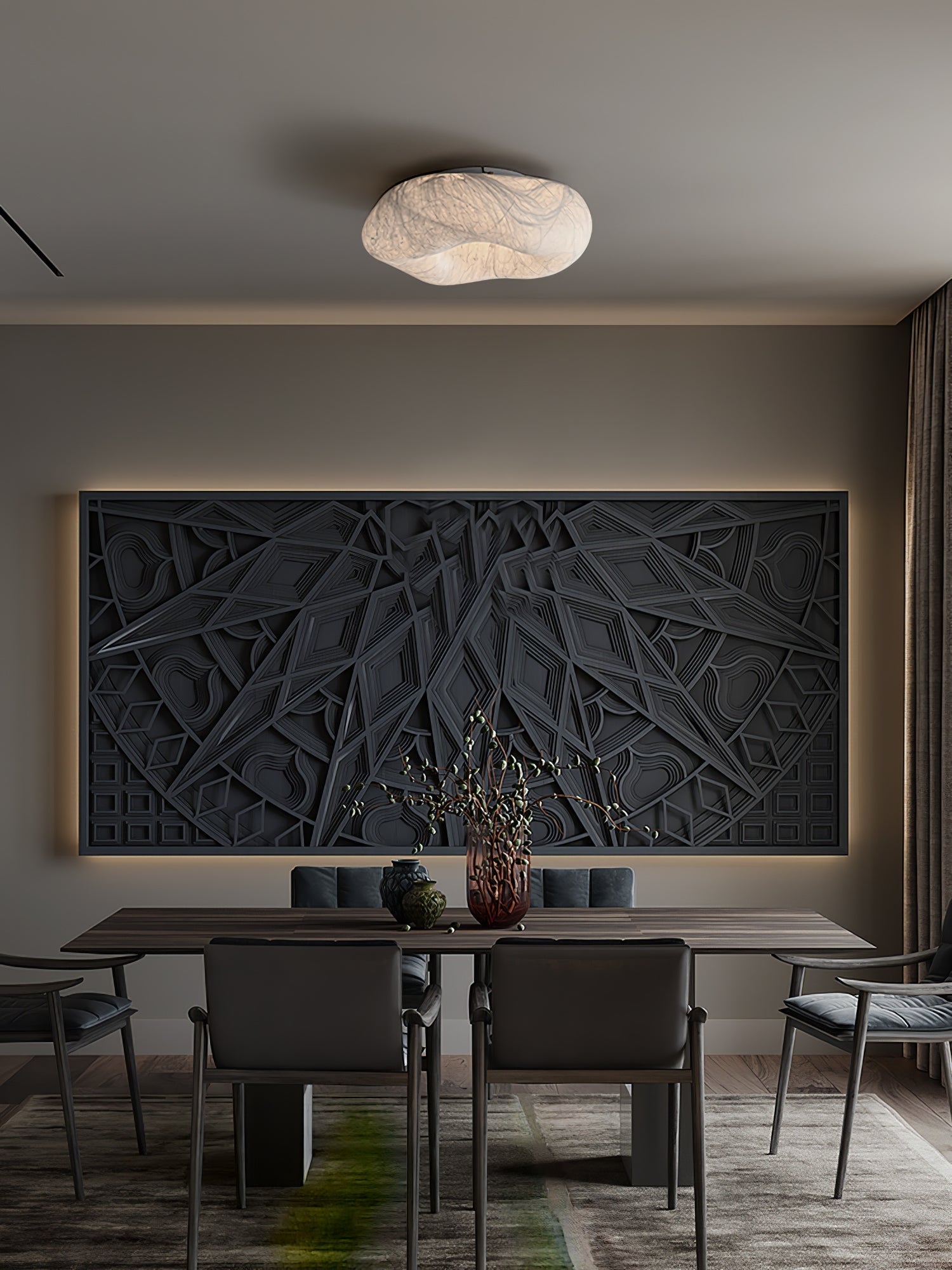 Yunduo Silk Ceiling Lamp - Blowlighting