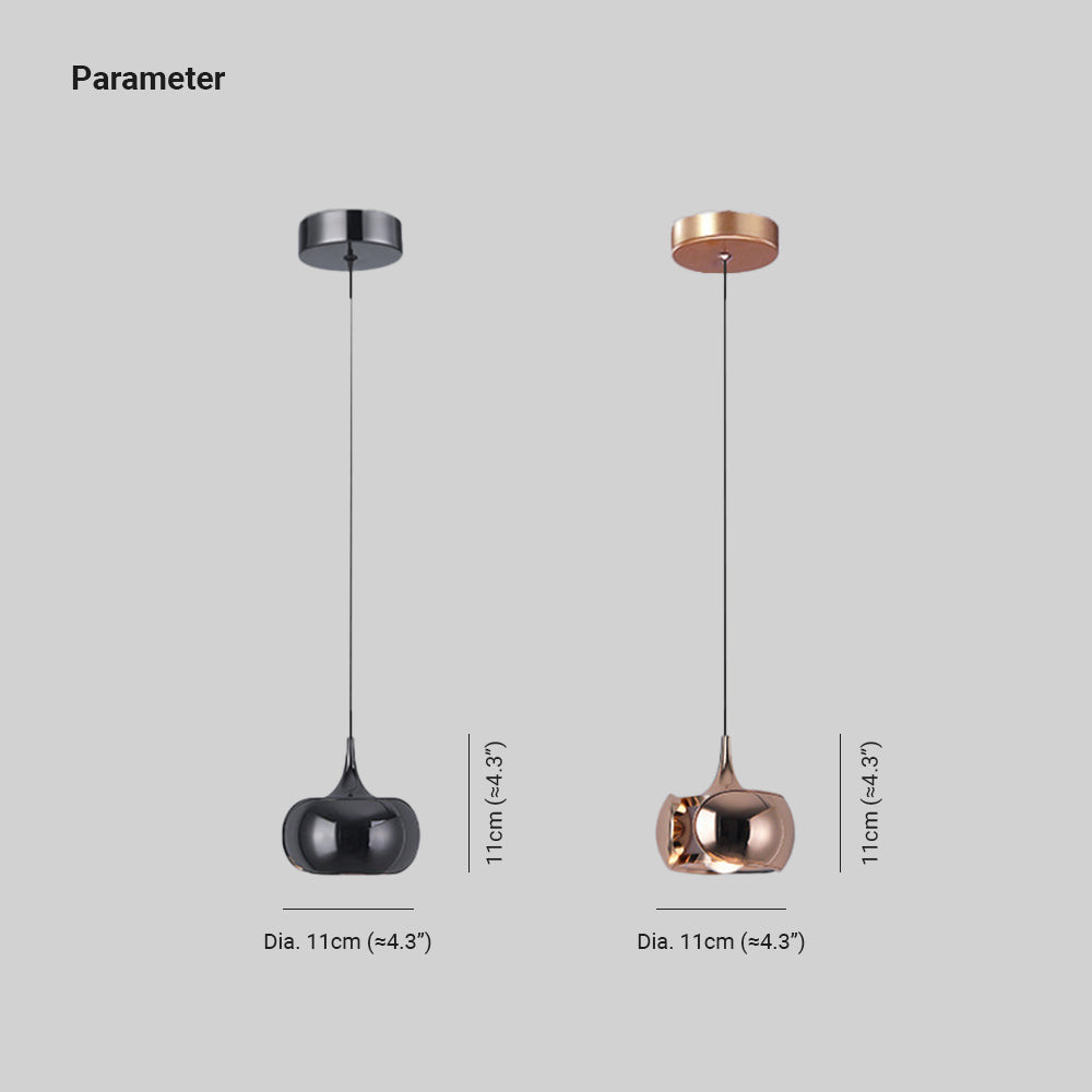 Valentina Retro Nordic Metal Glass Pendant Light Living Room - Letslighting