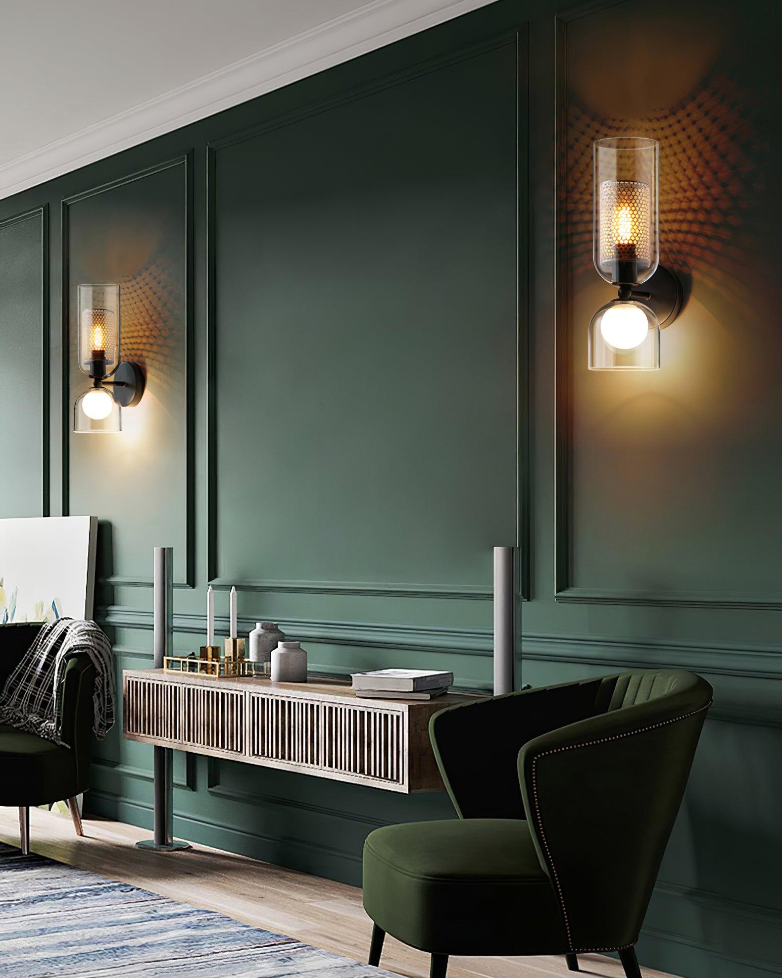 Alvynan Premium Nordic Art Glass Wall Lamp - Letslighting