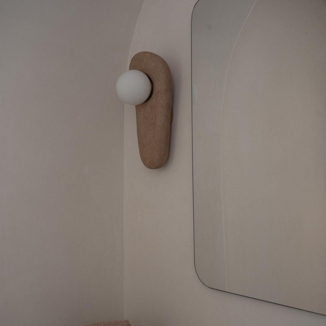 Cashae Modern Minimalist Resin Glass Wall Lamp - Letslighting