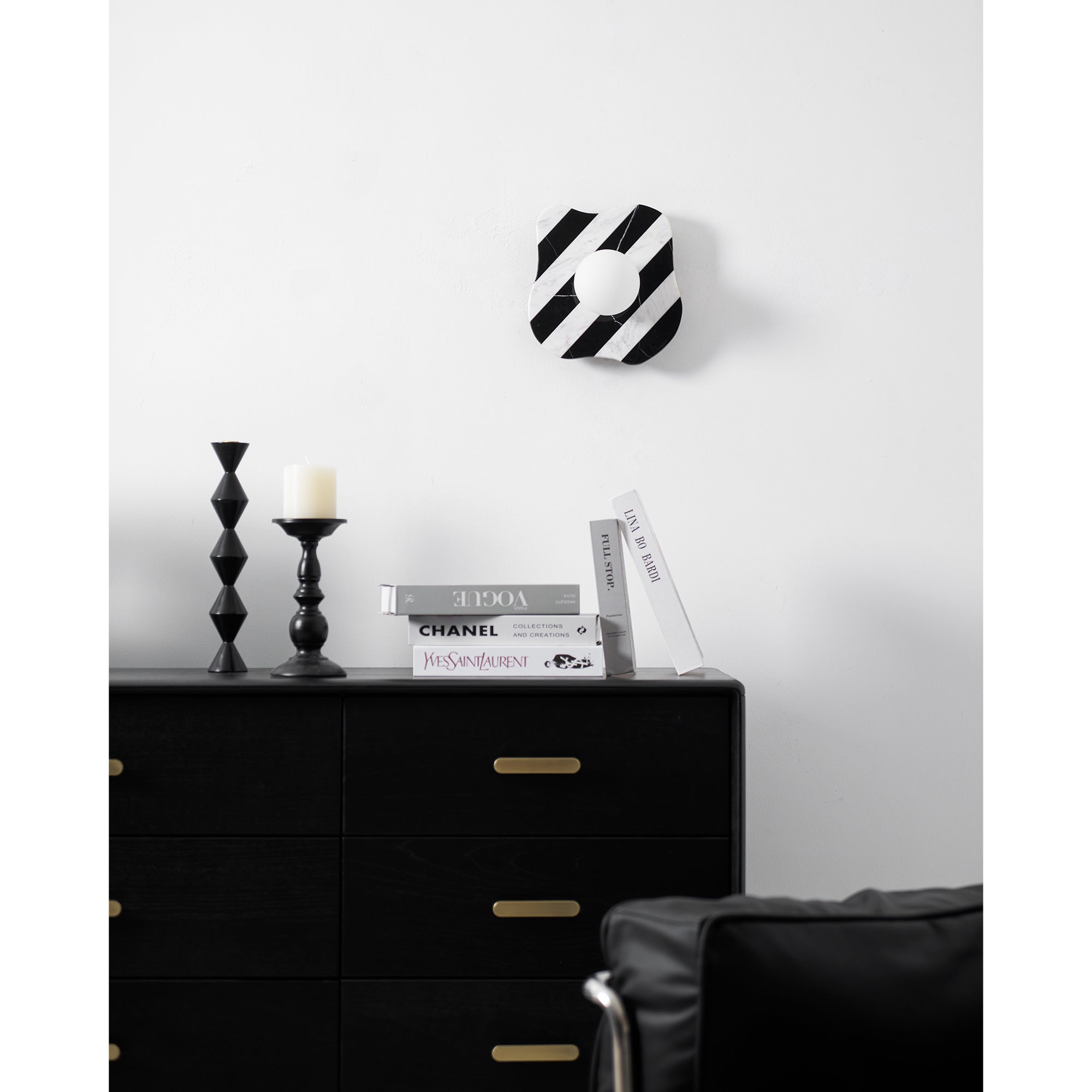 Curinis Individual Creativity Zebra Marble Glass Wall Lamp - Letslighting