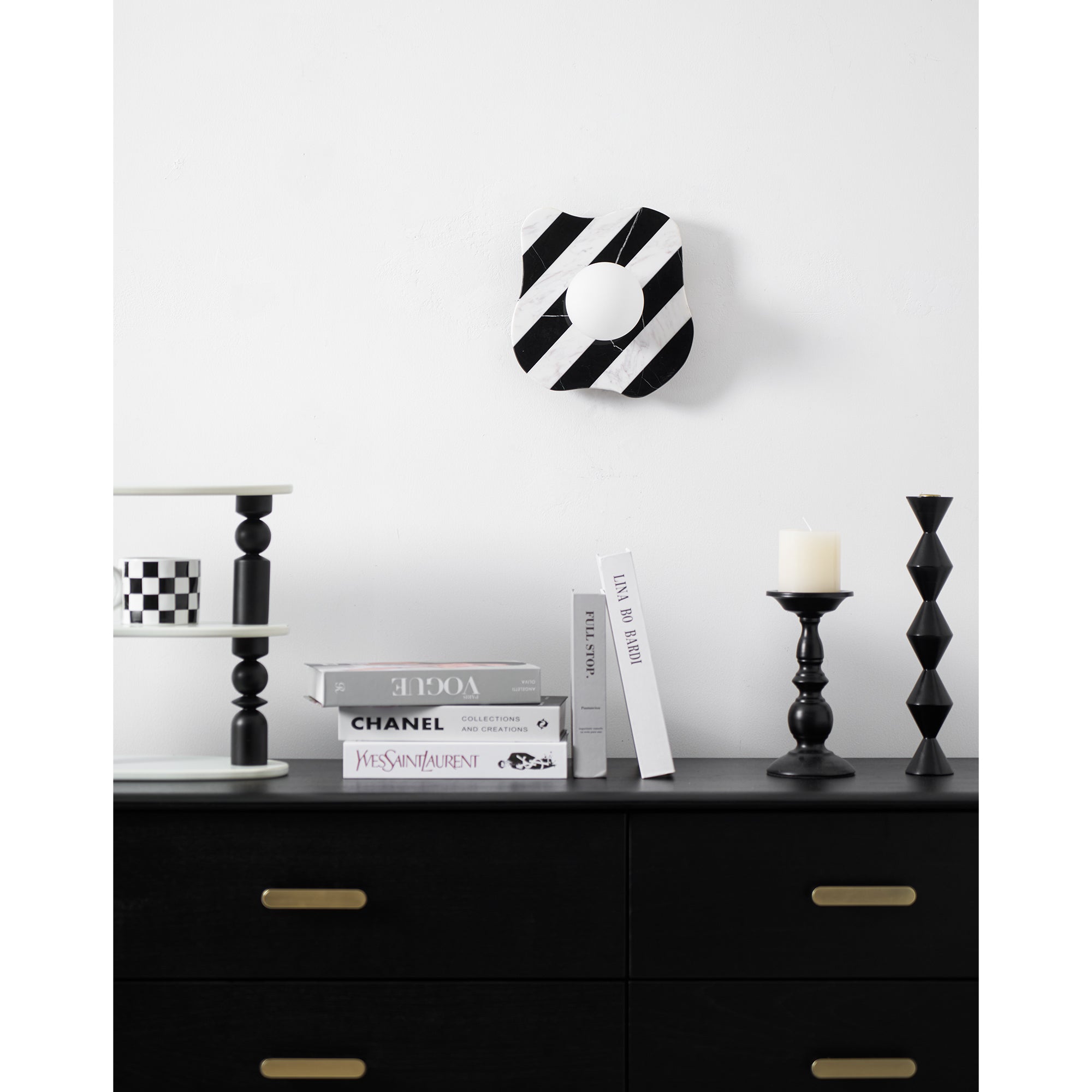 Curinis Individual Creativity Zebra Marble Glass Wall Lamp - Letslighting