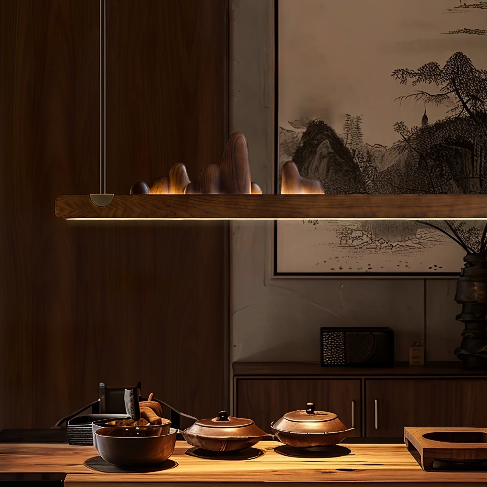 Daniel Modern Wood Pendant Light - Letslighting