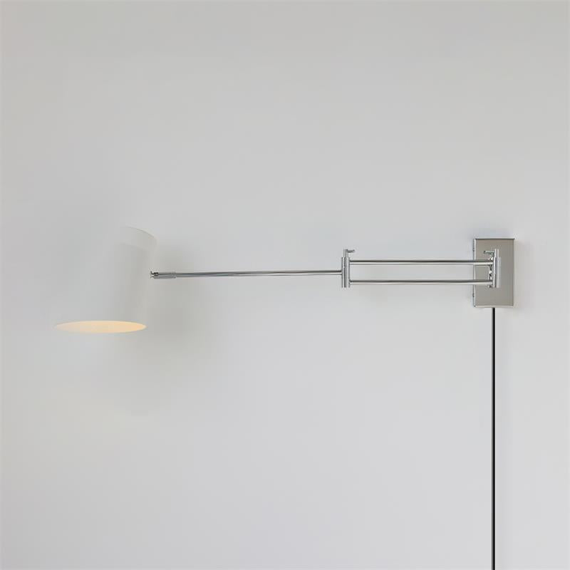 Wall Lamp Body and Shade Adjustable Arm Minimalist Modern - Letslighting