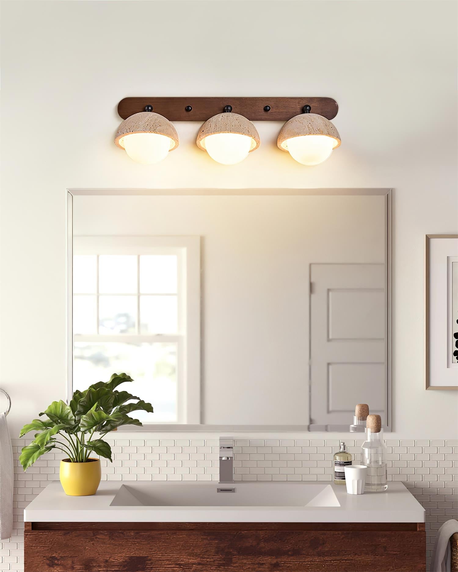 Gavilo Travertine Double Wall Lamp - Letslighting