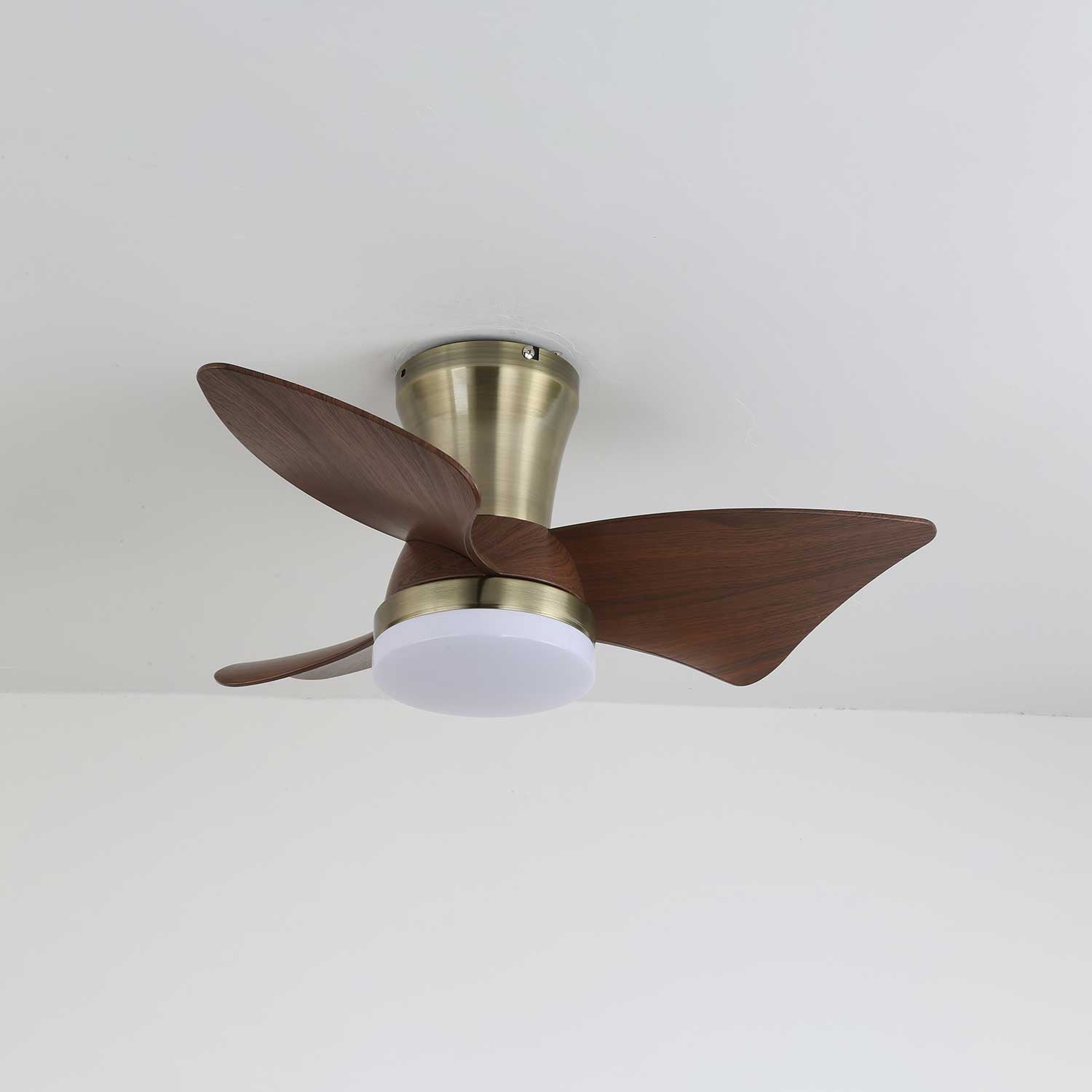 Caspian Modern Wood Ceiling Fan Light - Letslighting