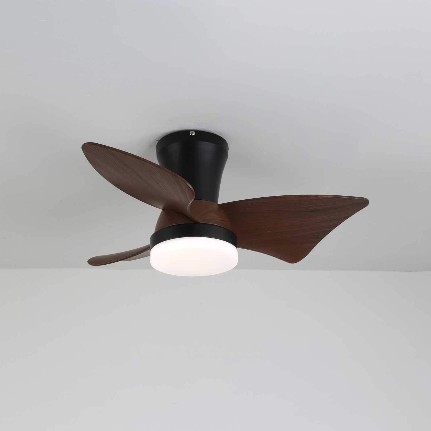 Caspian Modern Wood Ceiling Fan Light - Letslighting