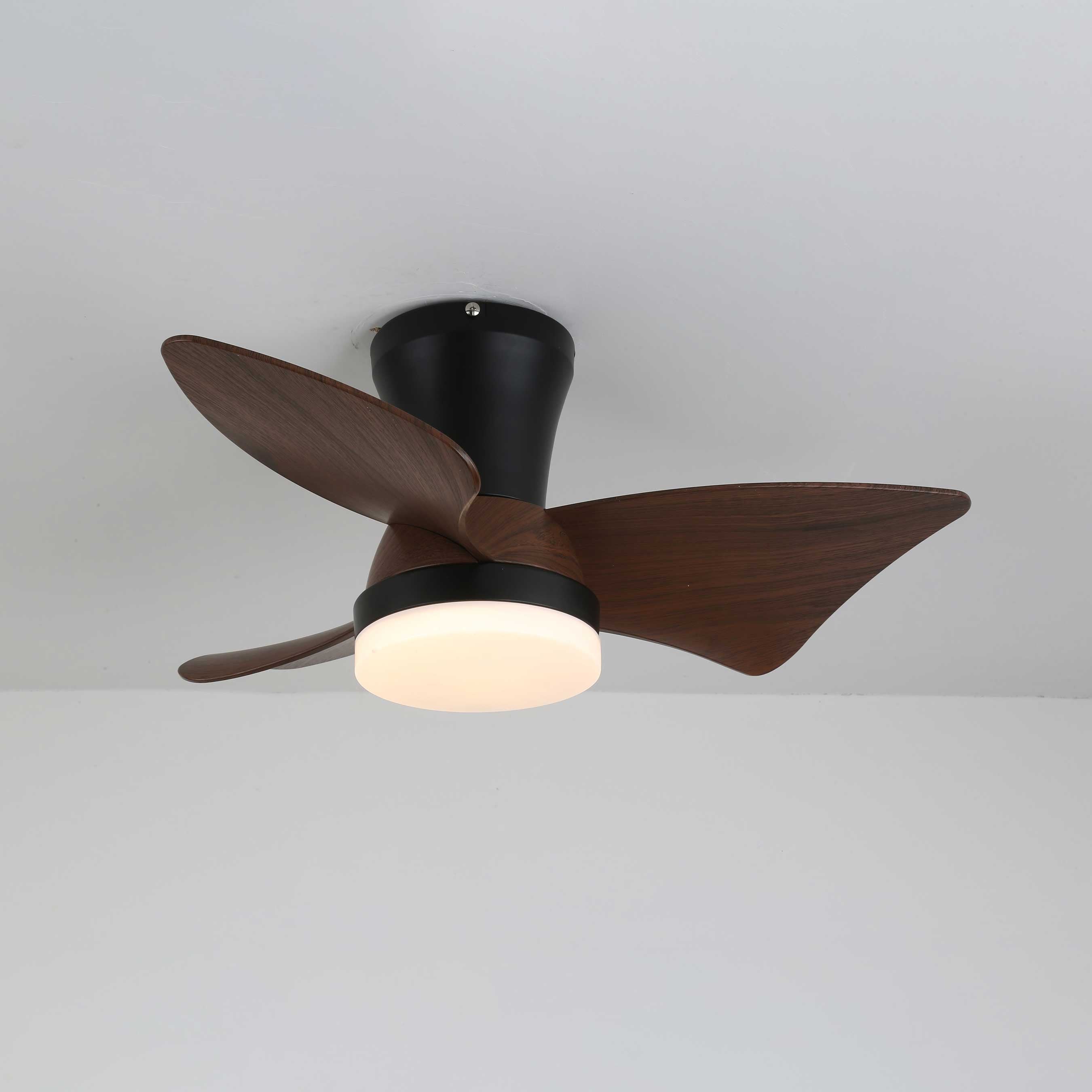 Caspian Modern Wood Ceiling Fan Light - Letslighting