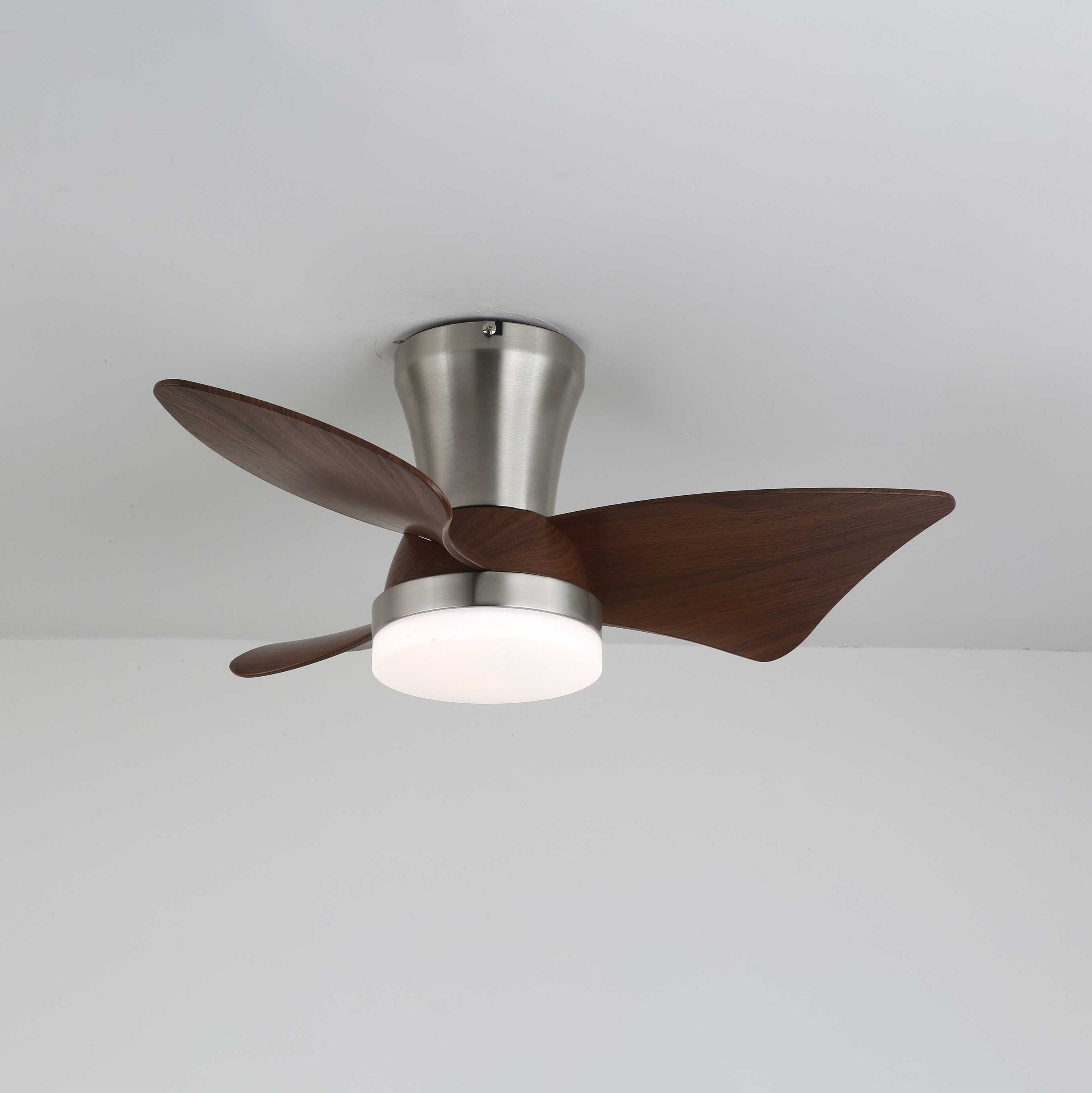 Caspian Modern Wood Ceiling Fan Light - Letslighting