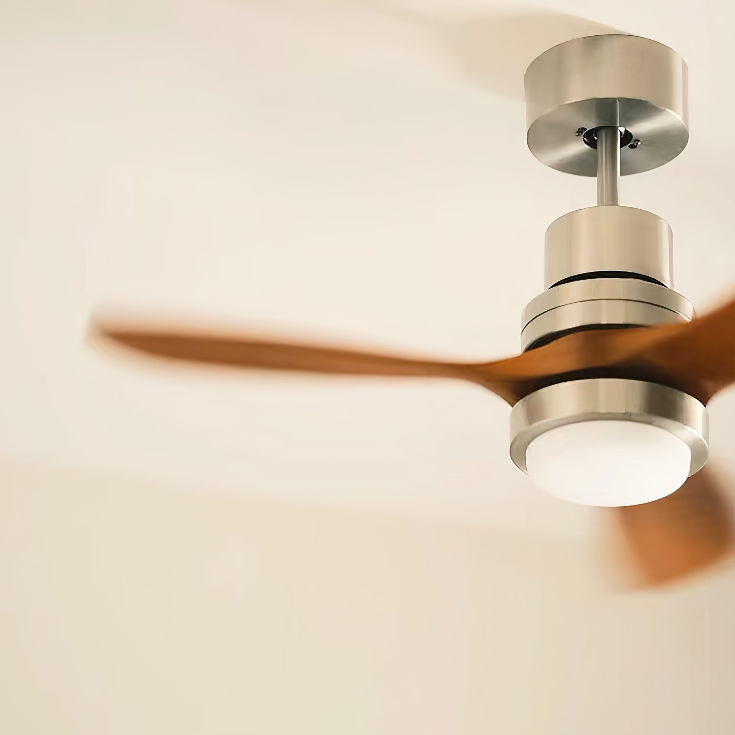 Zesolila Premium Natural Wooden Fan Ceiling Light - Letslighting