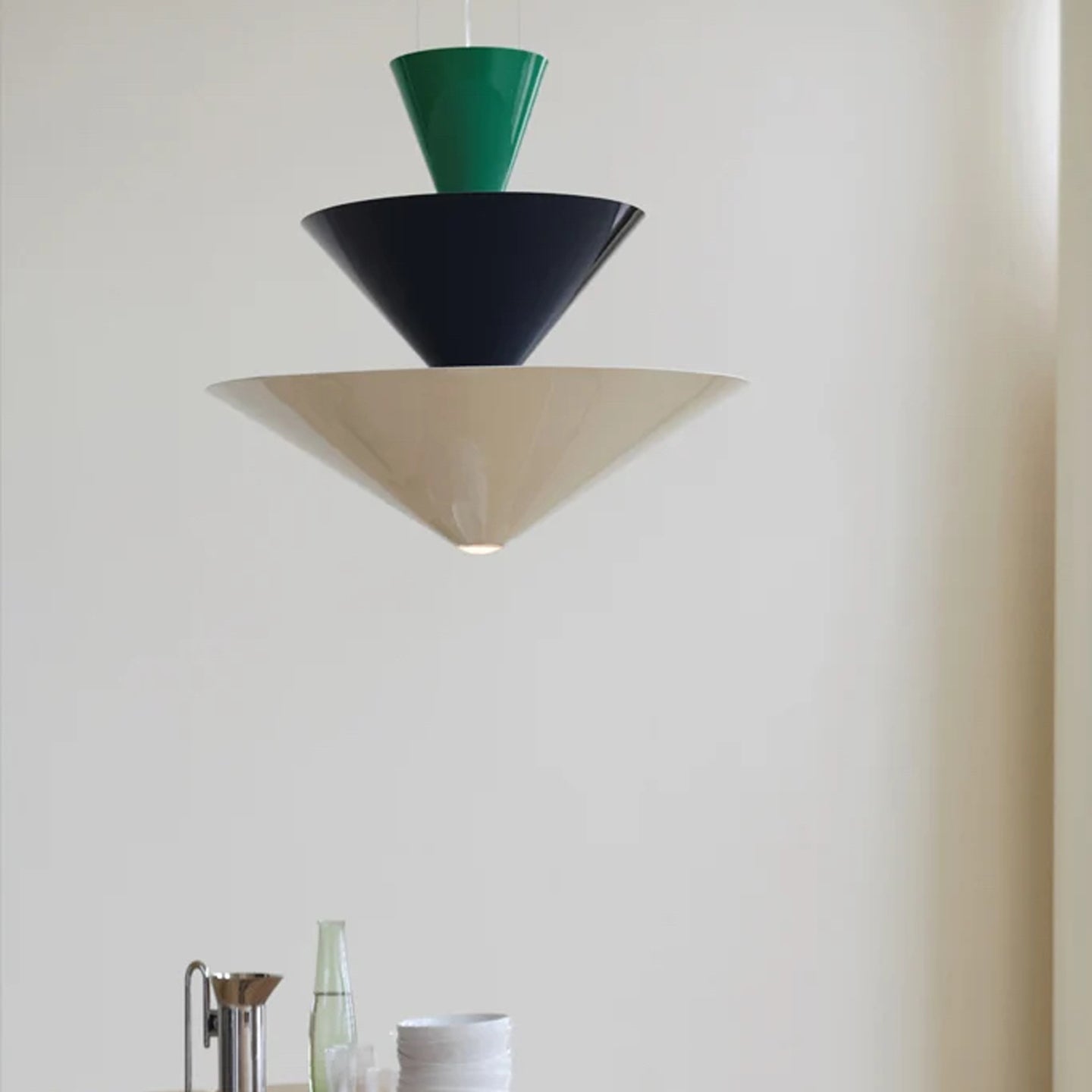 Pyramia Tiered Color Block Pendant Light - Letslighting