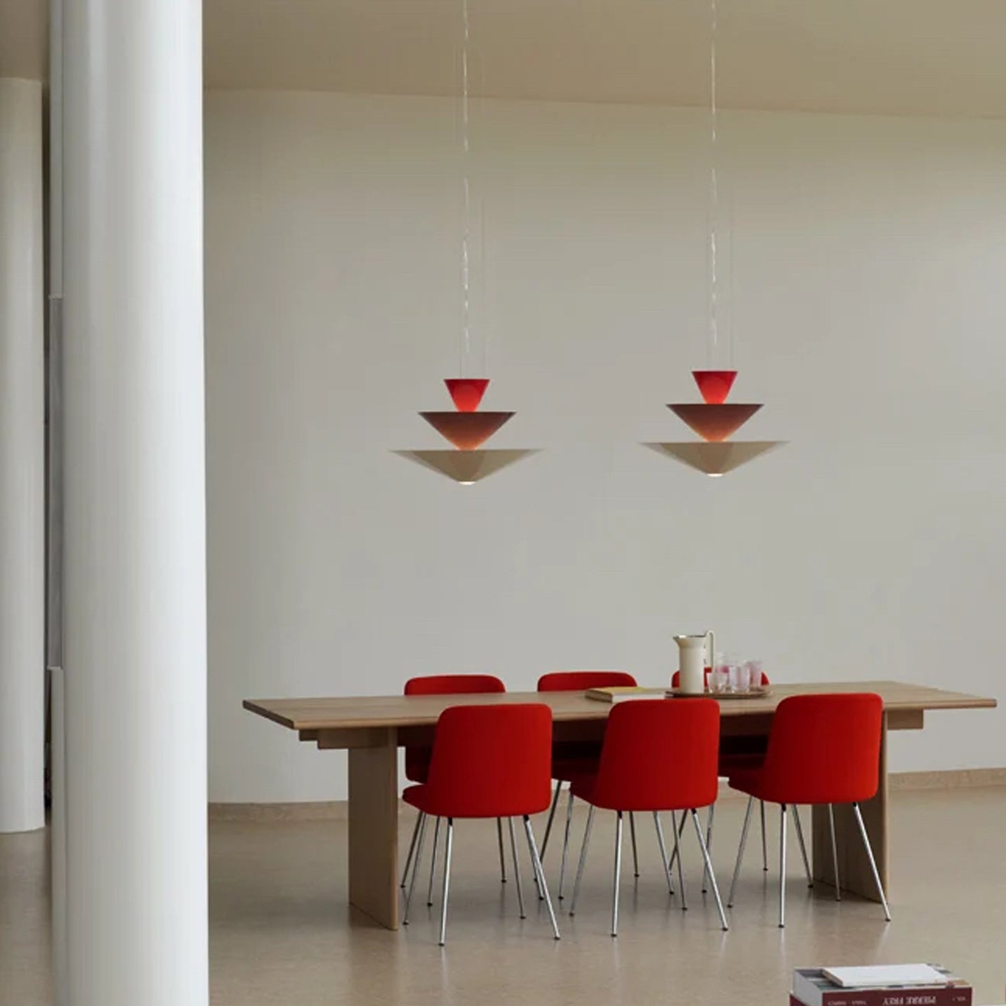 Pyramia Tiered Color Block Pendant Light - Letslighting