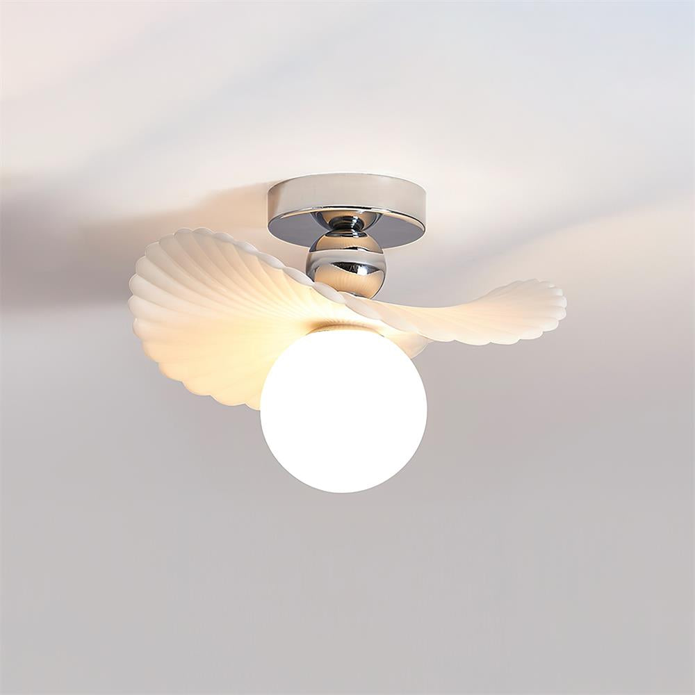 Ilyon Modern Winged Frosted Shade Ceiling Light - Letslighting