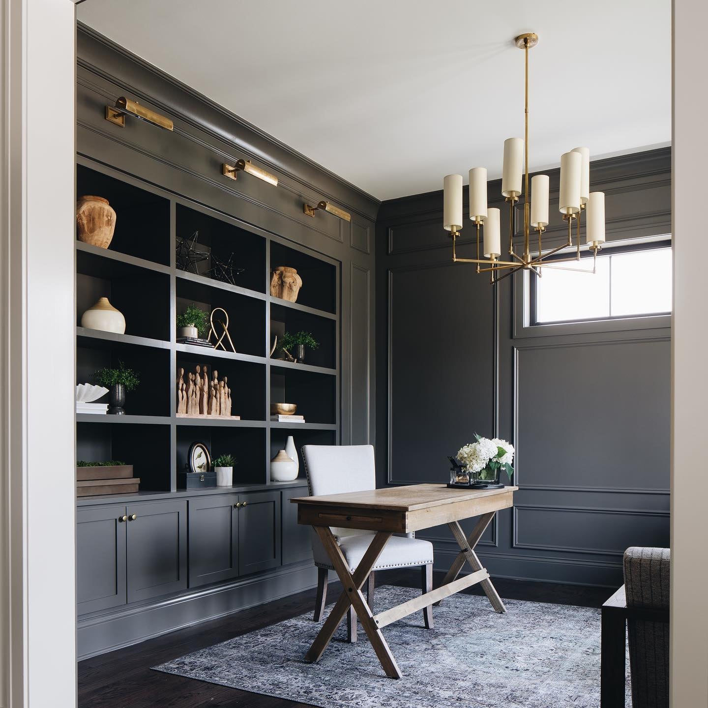 Artemis Chandelier Brass Fabric - Letslighting