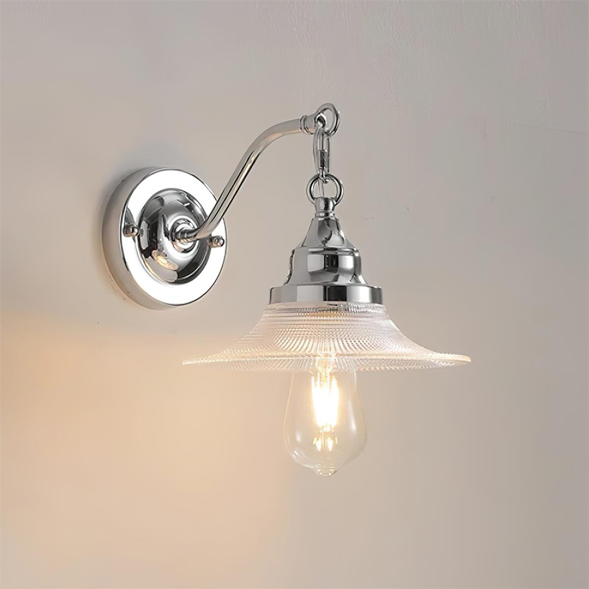 Perivo Polished Chrome Wall Lamp - Letslighting