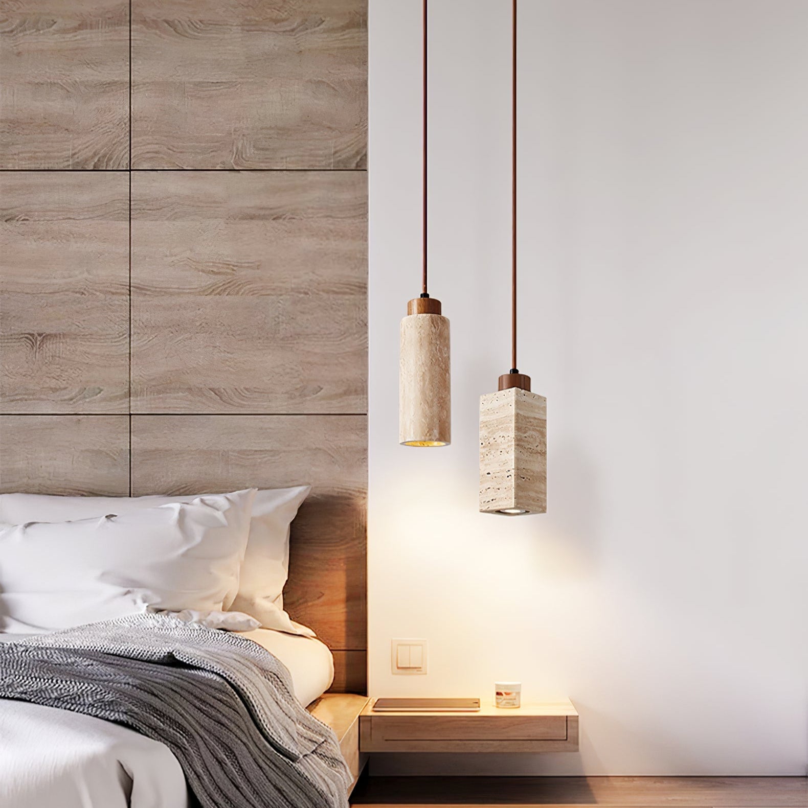 Avloris Travertine Pendant Light - Letslighting