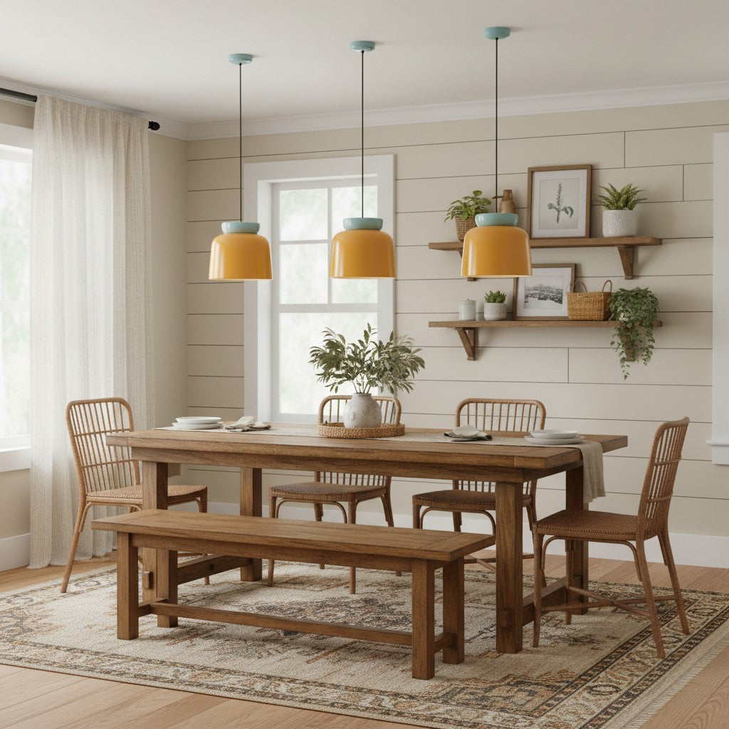 Hues Ceramic Bowl  Pendant Light