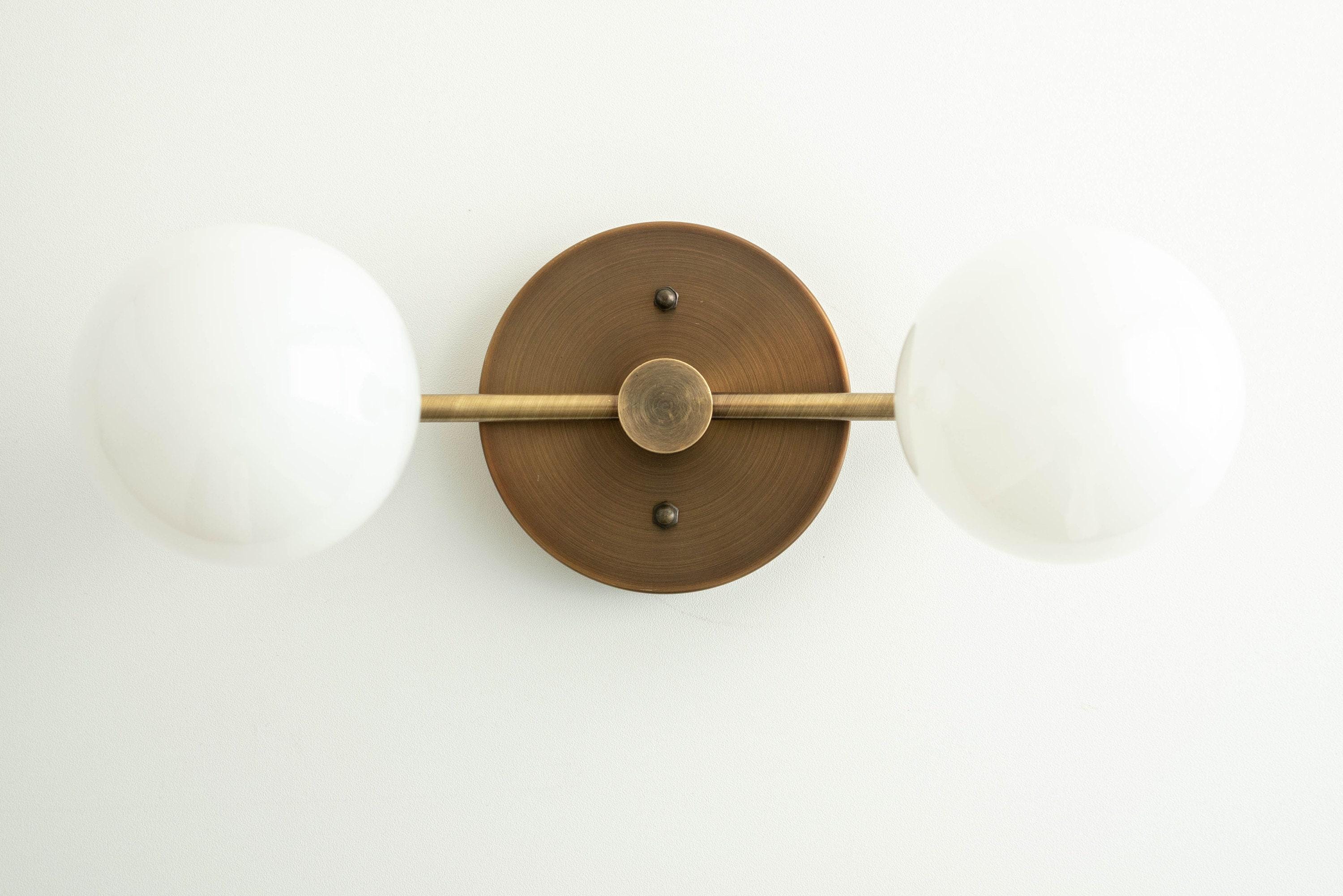 Pearl  Modern Brass Wall Sconce for Bathroom