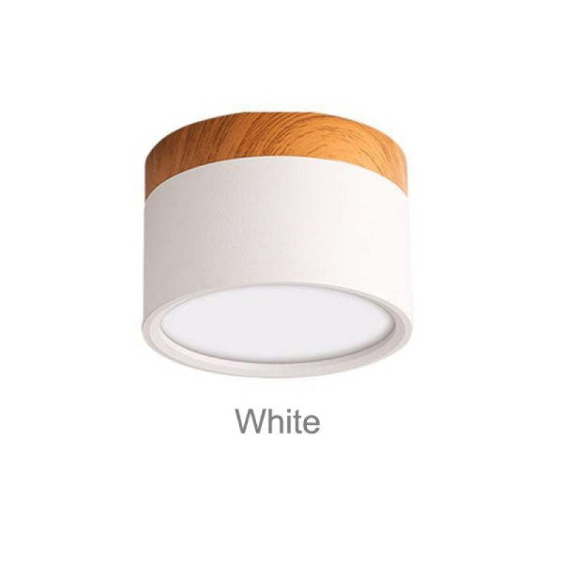 Valentina Modern Cylindrical Metal/Acrylic Flush Mount Ceiling Light Hallway
