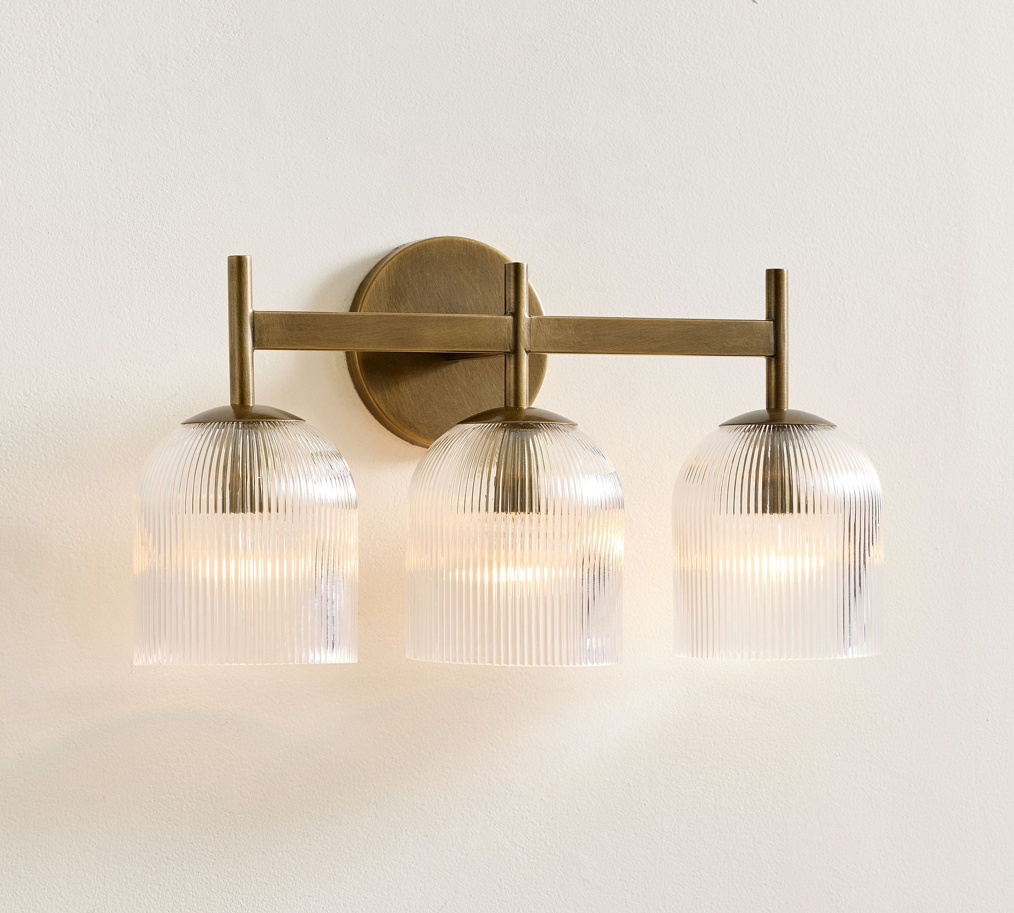 Haze Glass Metal Wall Light