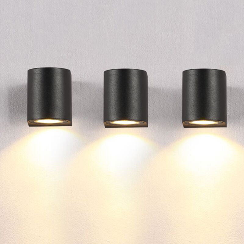 Ray Minimalist Metal Square Outdoor Wall Lamp