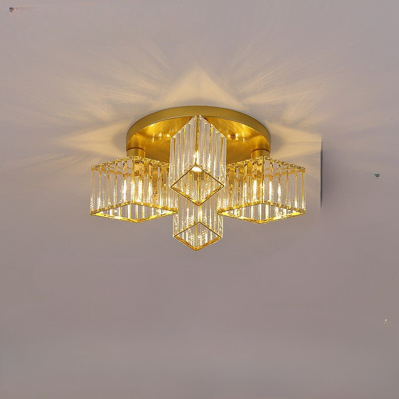 Kristy Modern Ceiling Light Crystal Living Room - Letslighting