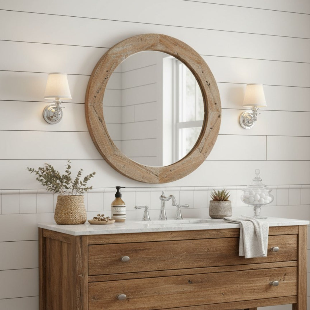 Elite White Fabric Wall Sconce Contemporary Bathrooms