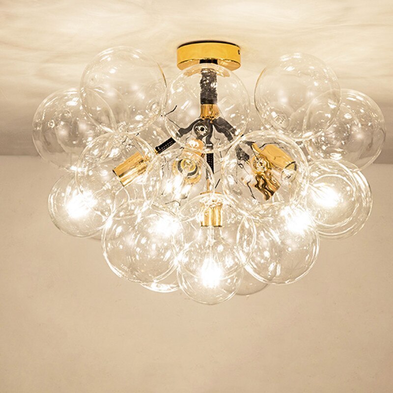Valentina Nordic Luxury Clear Bubble Pendant Light - Letslighting