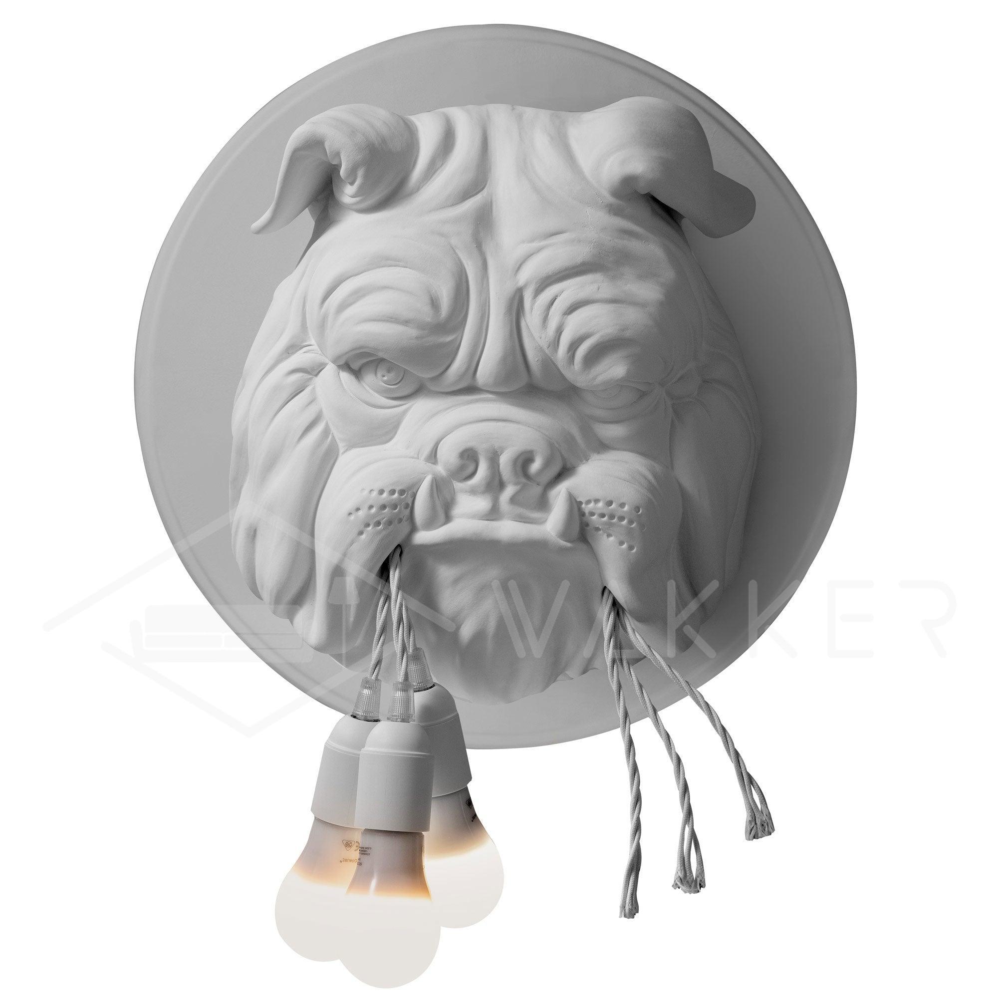 Lustra Wall Lamp Bulldog Sculpture Whimsical - Letslighting