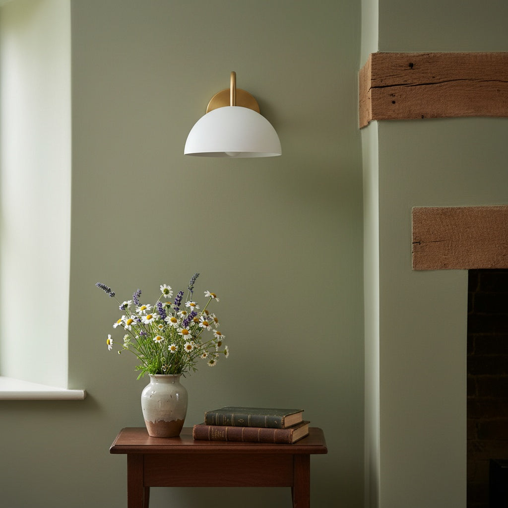 Disc Wall Sconce Metal Modern Vintage Hallway