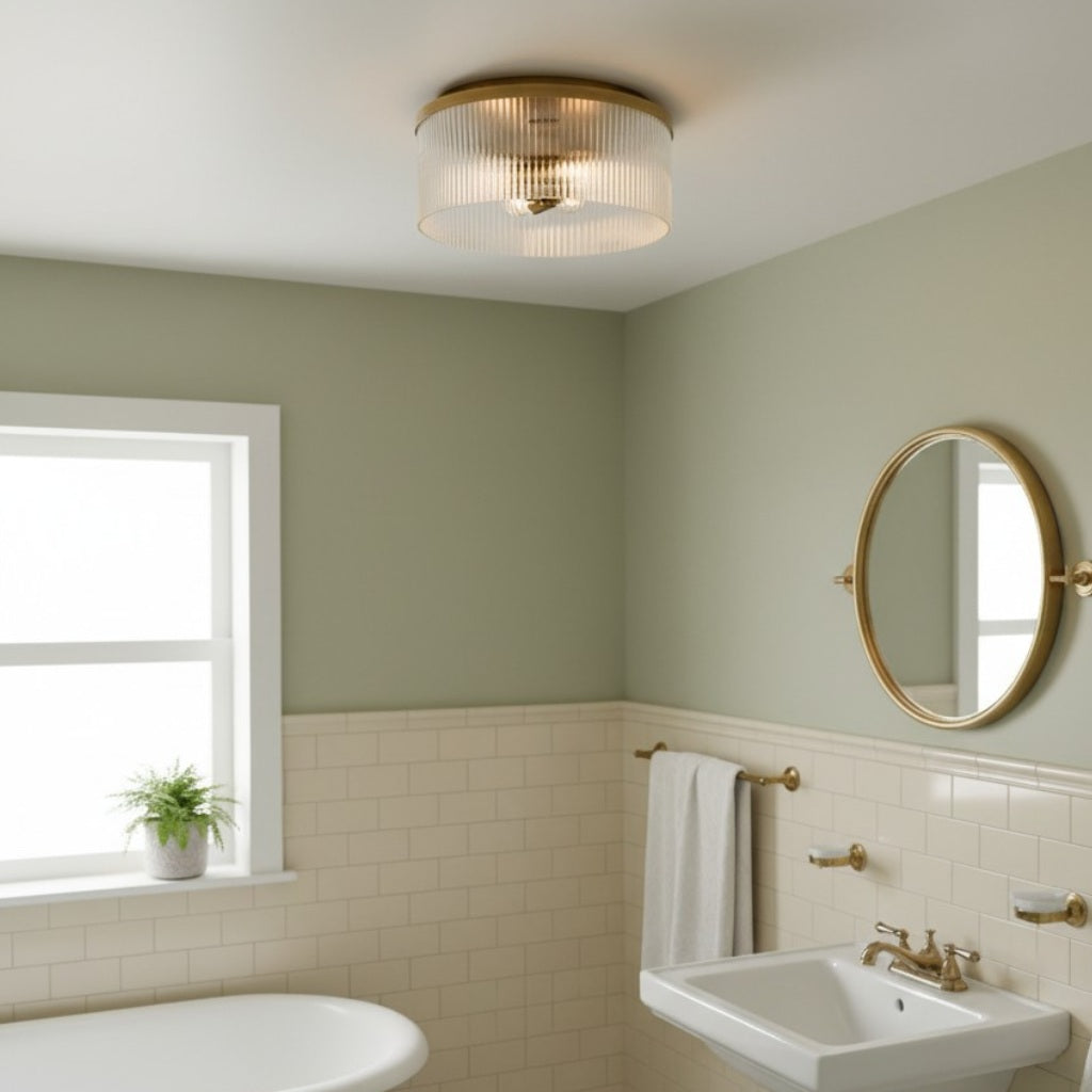 Haze Ceiling Light Glass&Metal