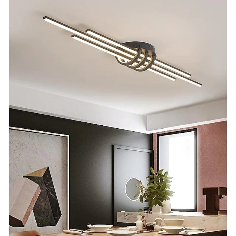Arisha Modern Linear Flush Mount Ceiling Lights - Letslighting