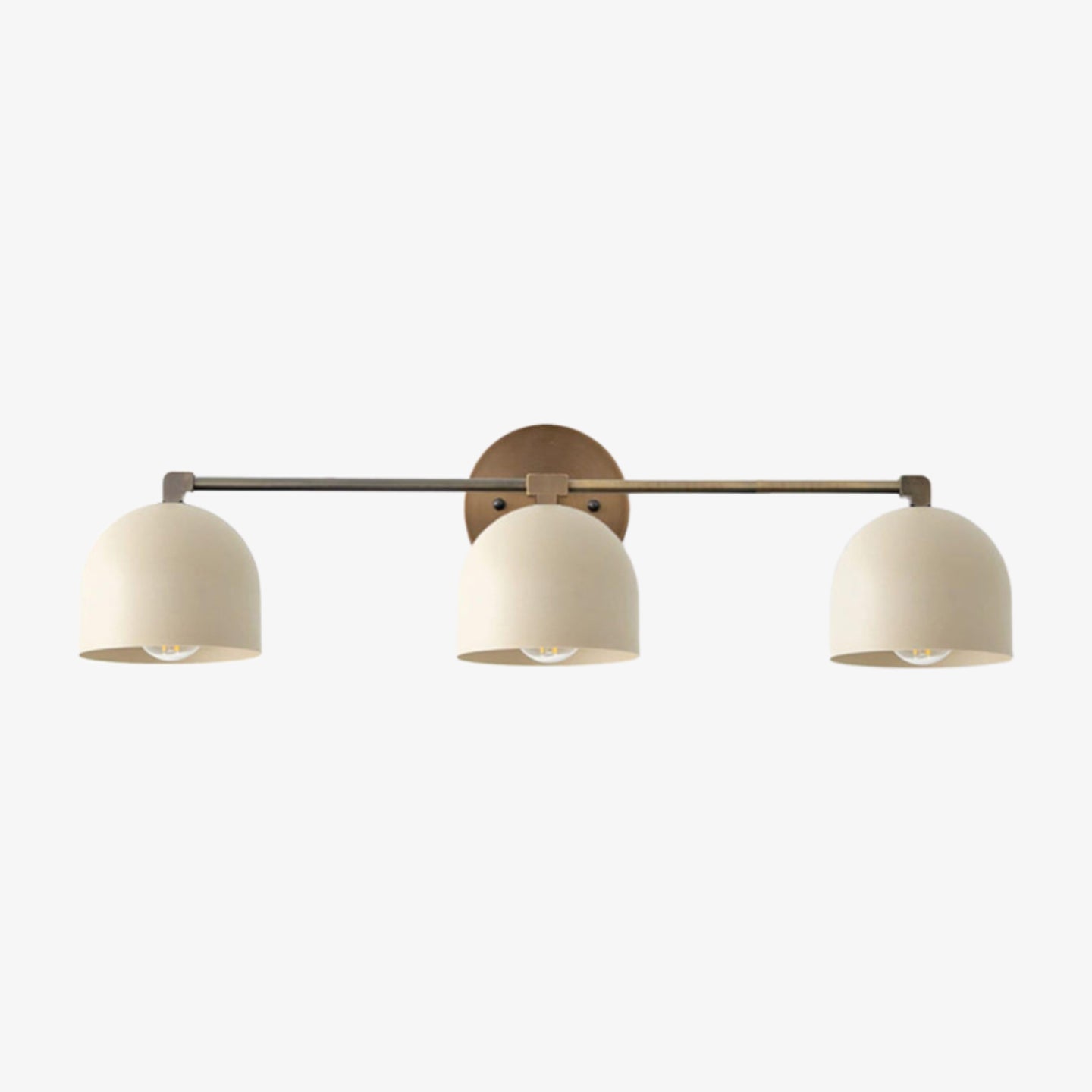 Chroma Dome Brass Wall Sconce Modern Bathroom