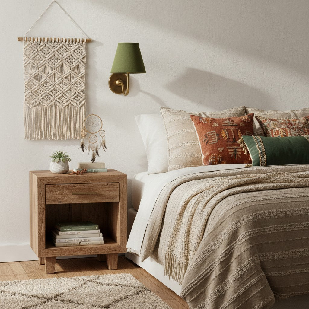 Grace Brass Linen Wall Lamp
