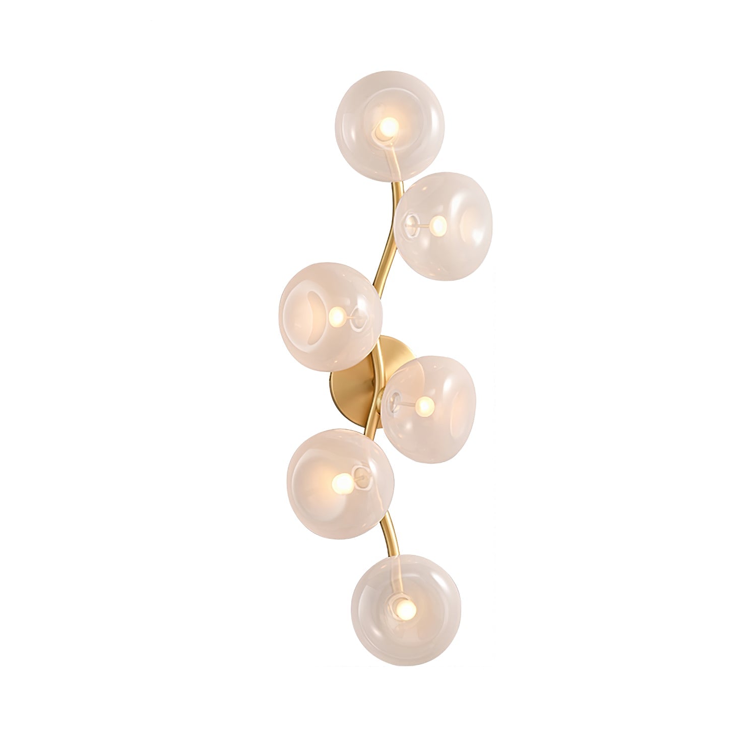 Hunter Wall Lamp Vine Nordic Art Glass - Letslighting