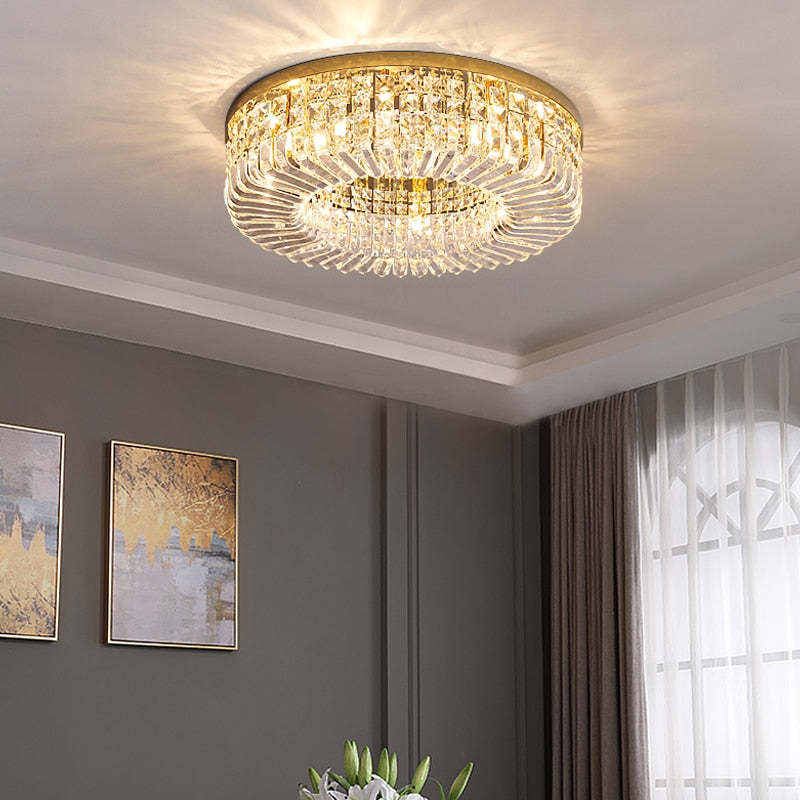 Kristy Luxury Flush Mount /Crystal Ceiling Light - Letslighting