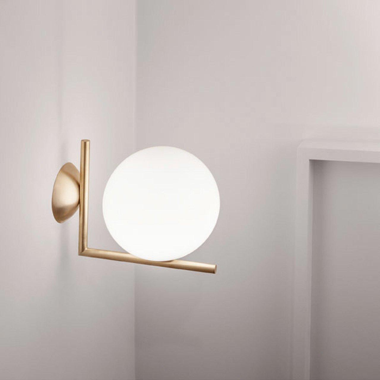 Joanna Modern Minimalist Opal Blown Glass Wall Lamp - Letslighting