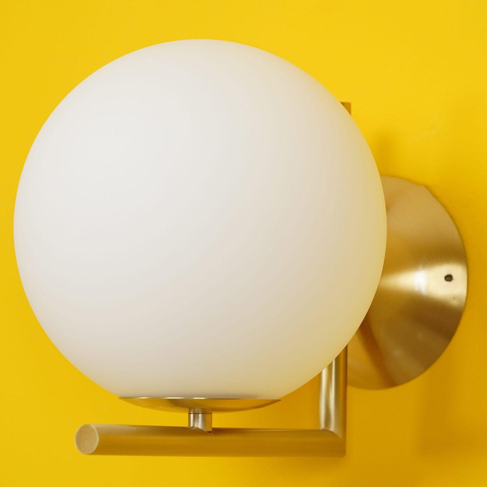 Joanna Modern Minimalist Opal Blown Glass Wall Lamp - Letslighting