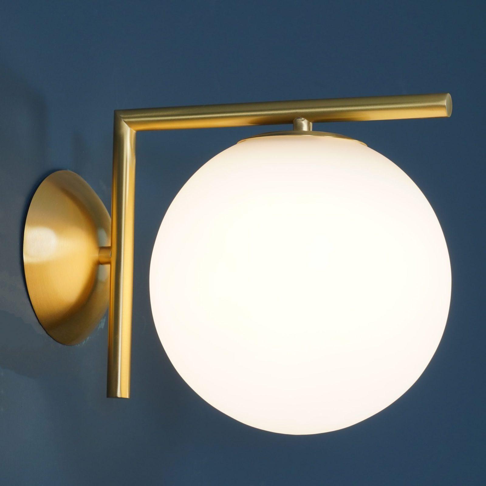 Joanna Modern Minimalist Opal Blown Glass Wall Lamp - Letslighting