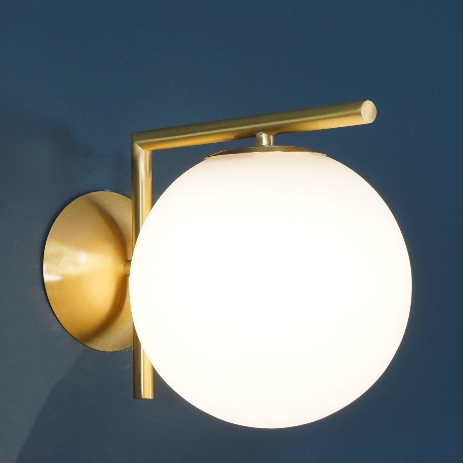 Joanna Modern Minimalist Opal Blown Glass Wall Lamp - Letslighting