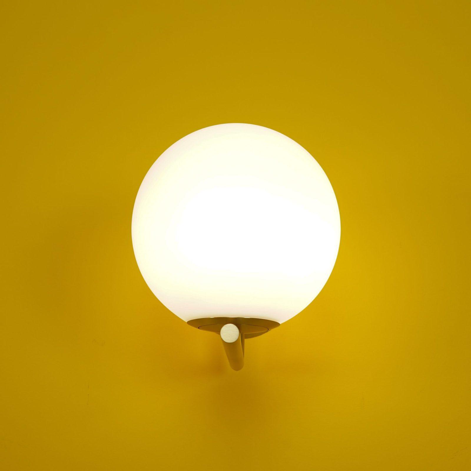 Joanna Modern Minimalist Opal Blown Glass Wall Lamp - Letslighting