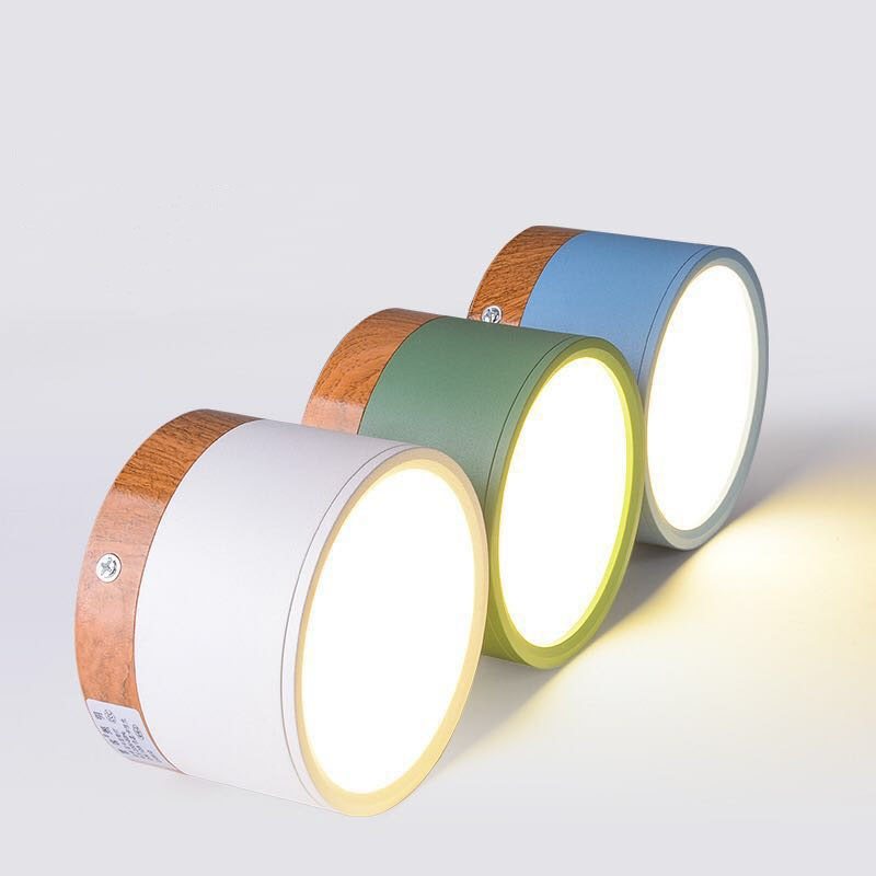 Valentina Modern Cylindrical Metal/Acrylic Flush Mount Ceiling Light Hallway
