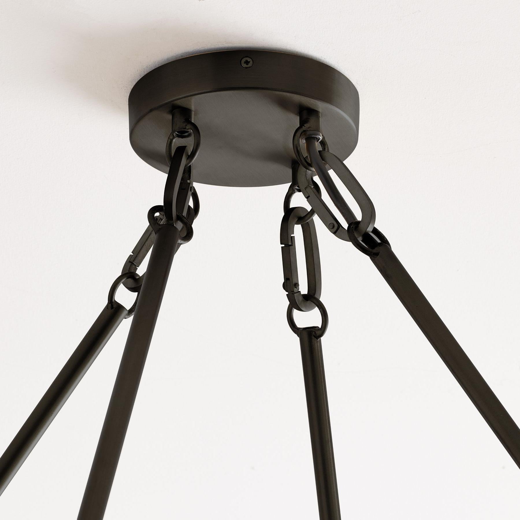 Lodge Chandelier Metal