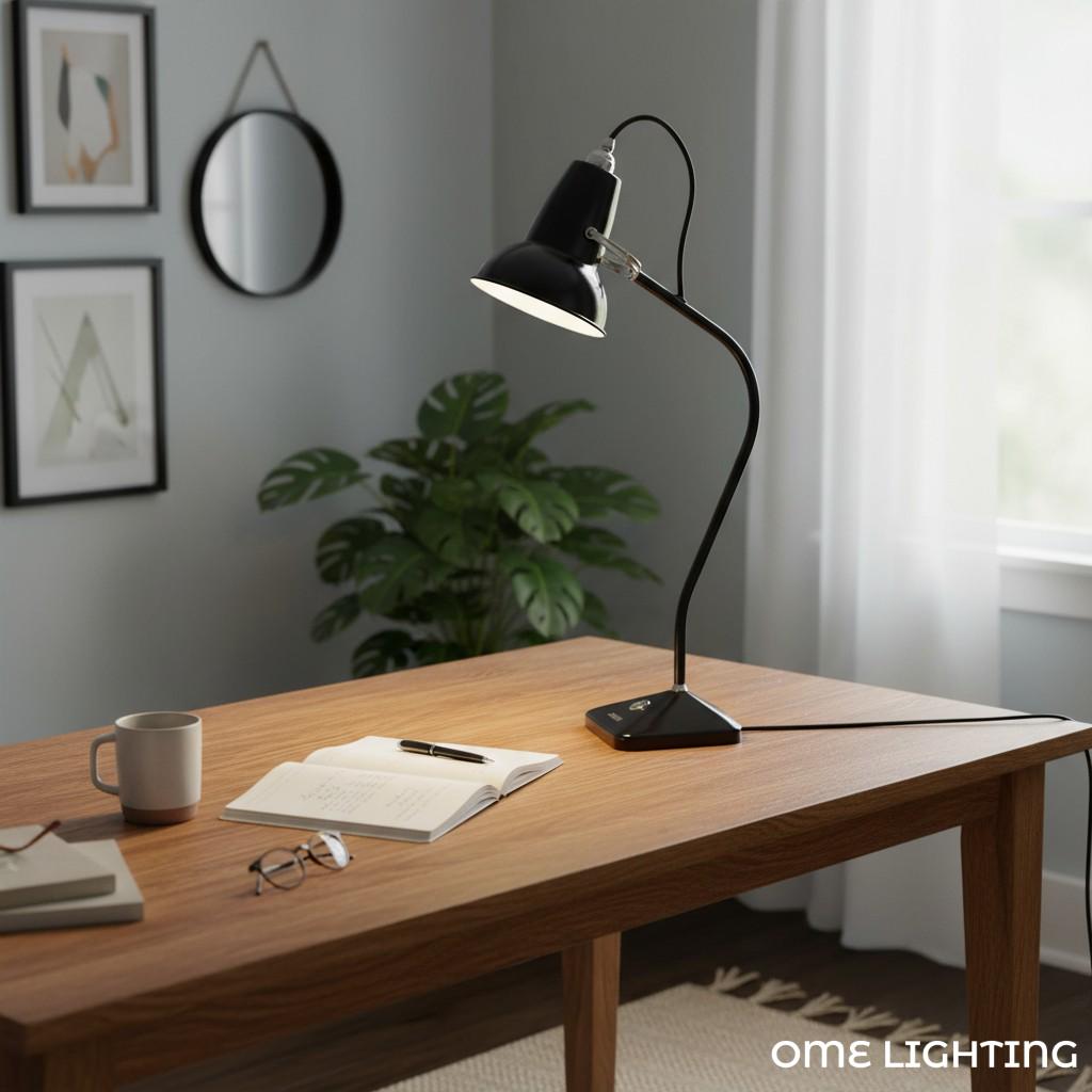 Archive Table Lamp Metal Plug-in