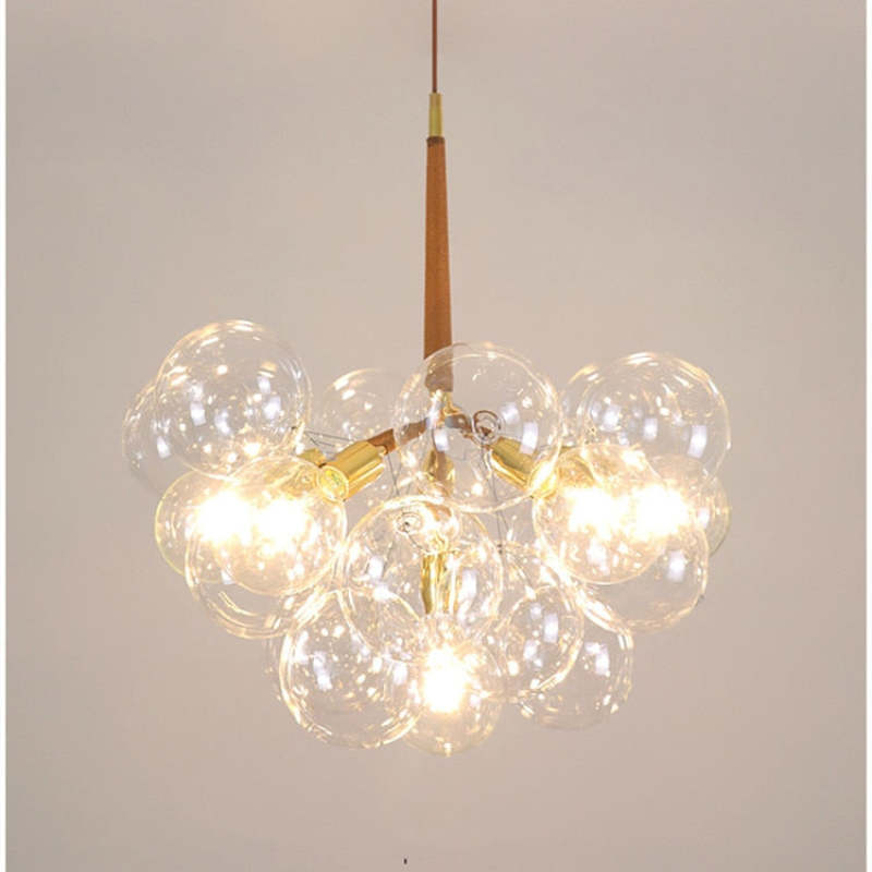 Valentina Nordic Luxury Clear Bubble Pendant Light - Letslighting