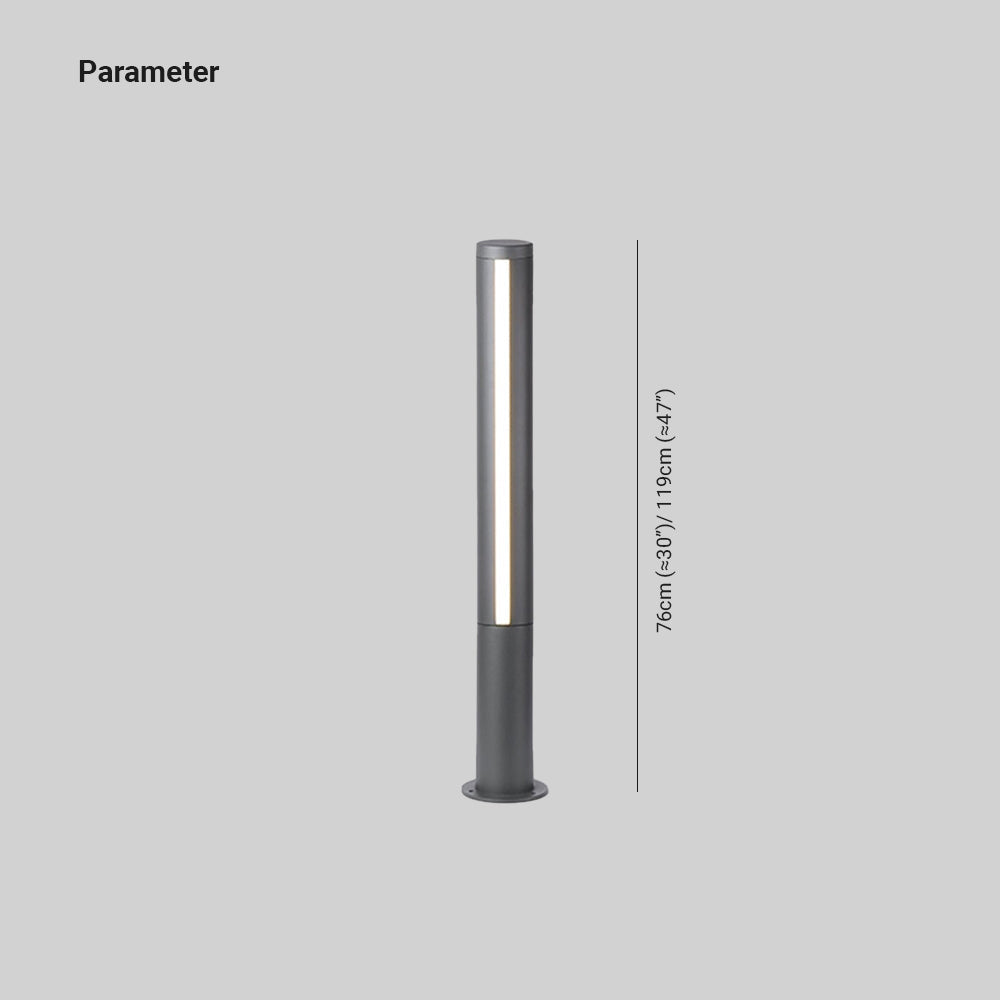 Ray Column Double Light Strip Outdoor Path Light