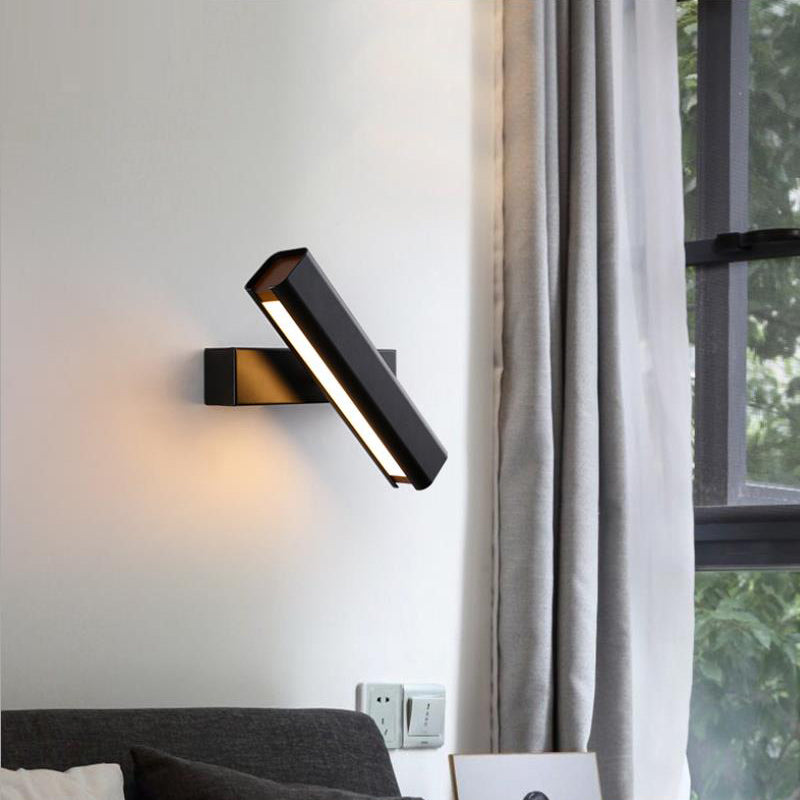 Arisha Modern Rectangles Metal Rotatable Wall Lamp