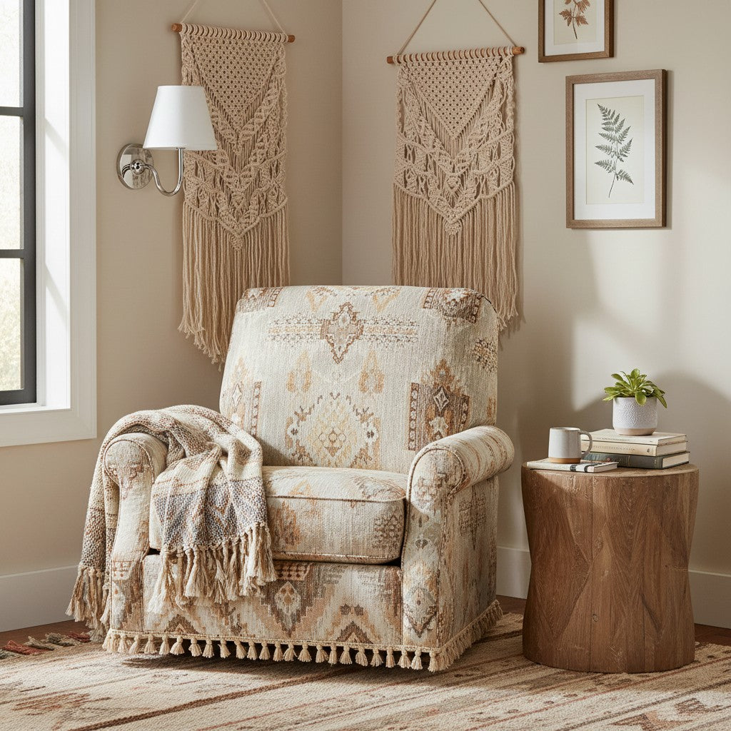 Grace Brass Linen Wall Lamp